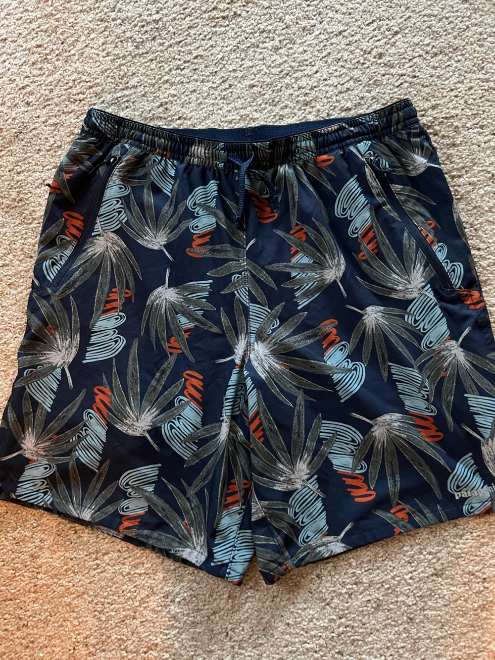 Patagonia Nine Trails 8" Running Shorts - Men's Medium’s Tropical Navy 57601